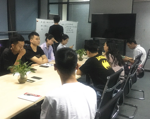 百博知识产权业务部门召开业务晨会，制定一日之目标